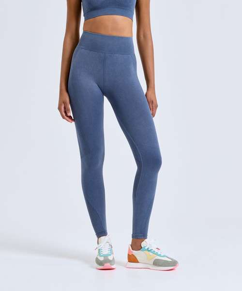 Women's TriDri® seamless "3D fit" multi-sport denim look leggings