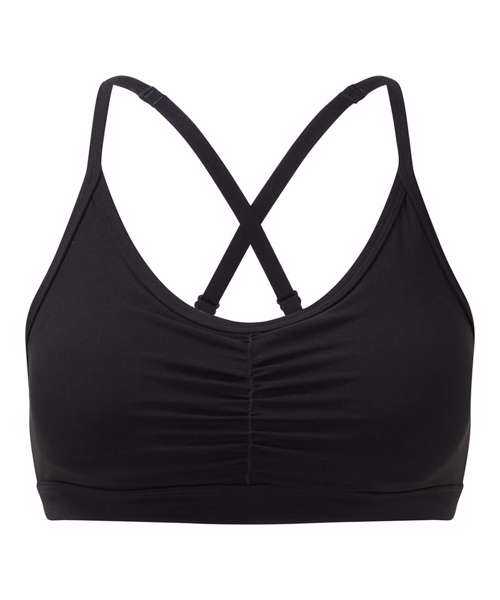Tridri® ruched sports bra (medium impact)